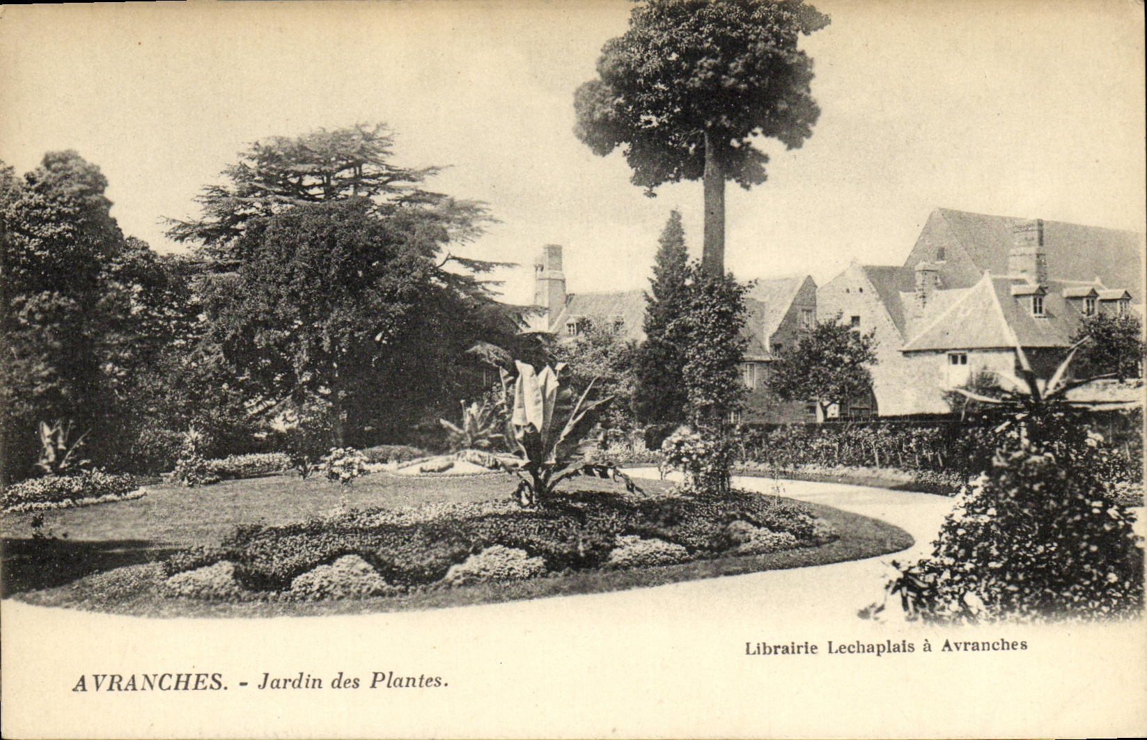 Jardin botanico de Avranches de la POSTAL de la VENDIMIA