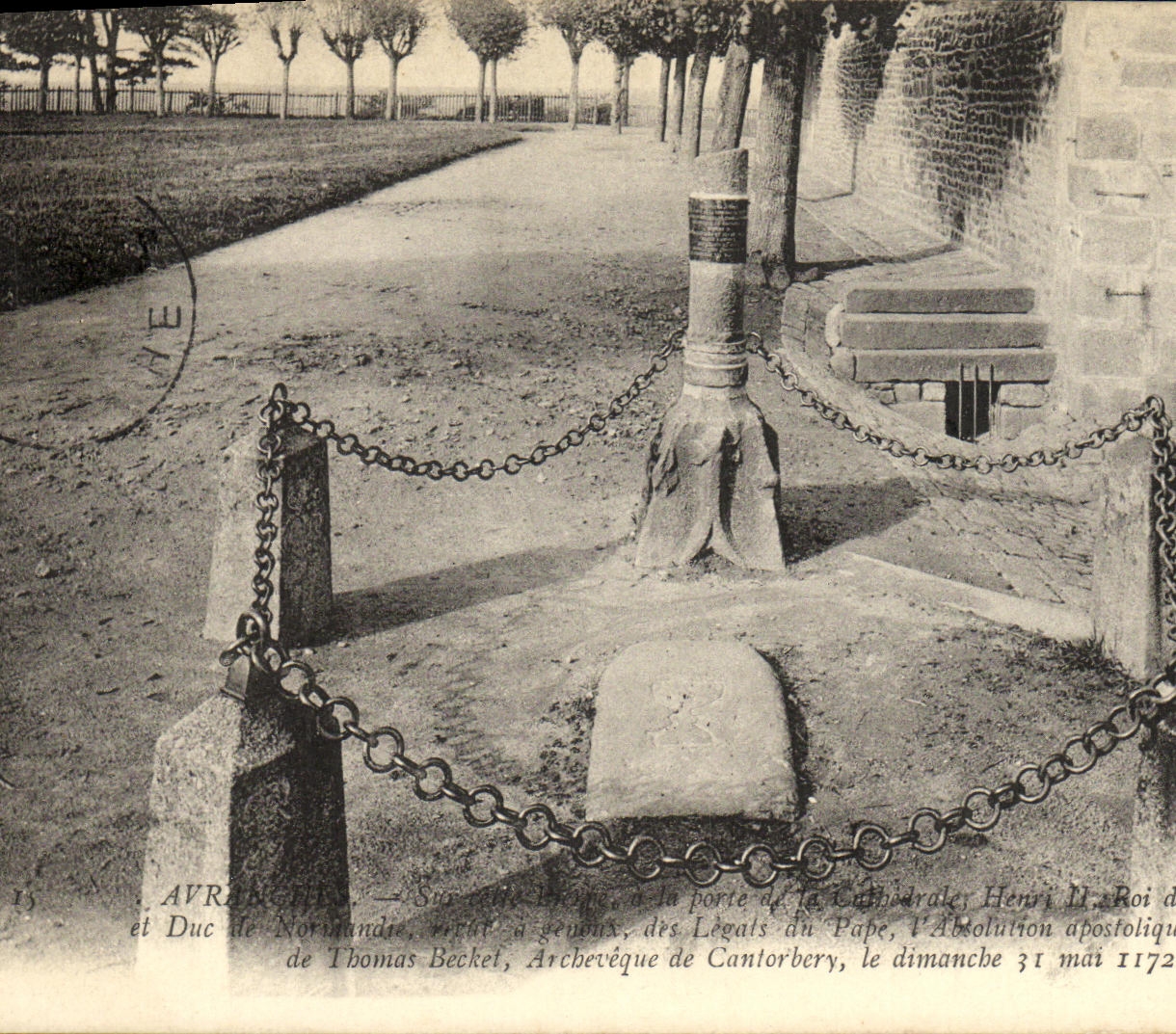 POSTAL Avranches de la VENDIMIA