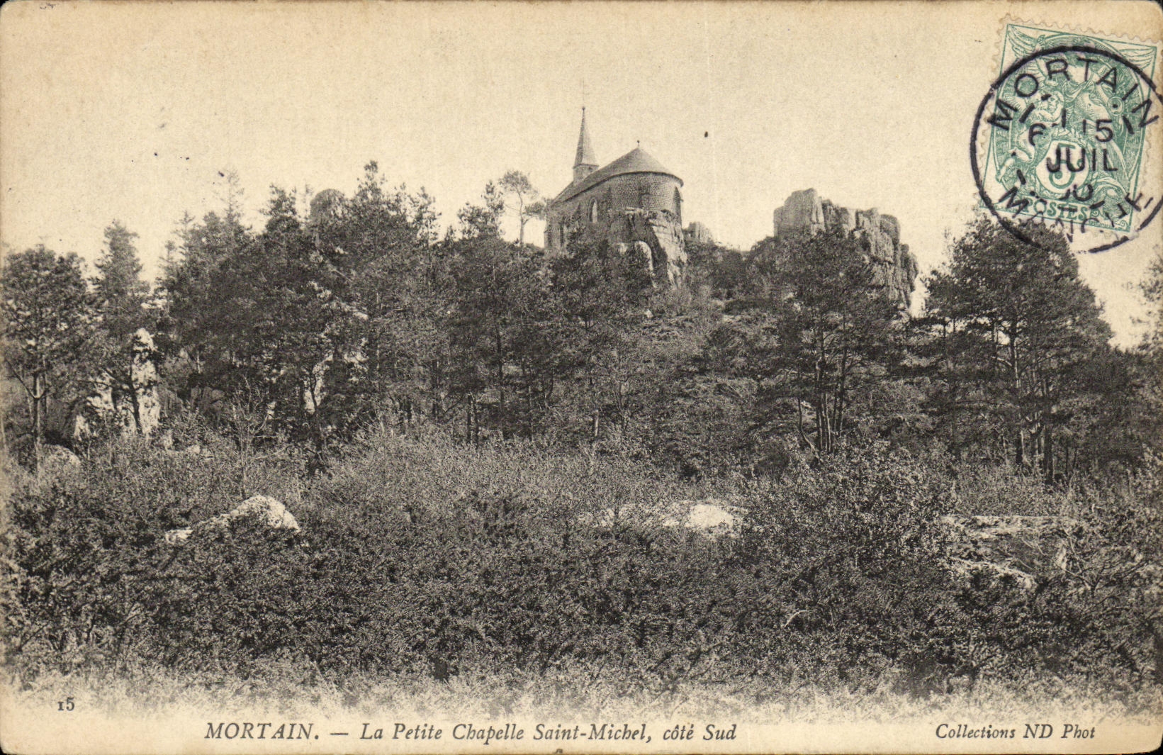 CPA Mortain La Petite Chapelle Saint Michel 
