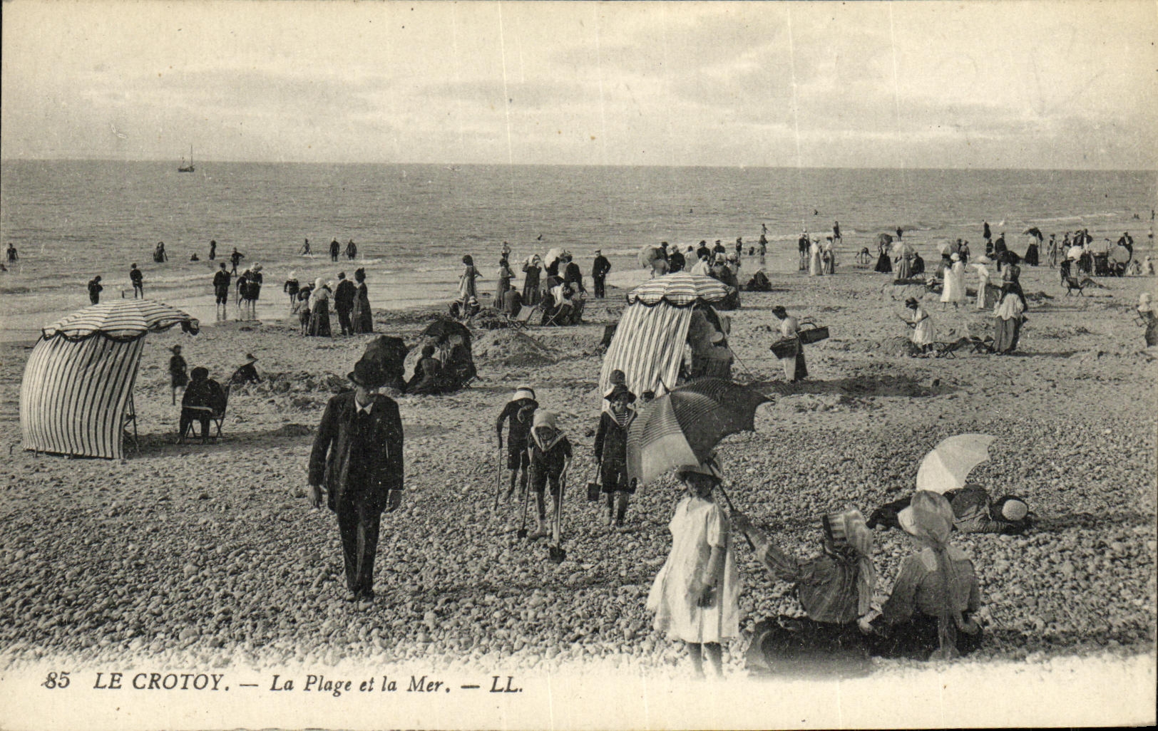 CPA Le Crotoy La Plage et la Mer