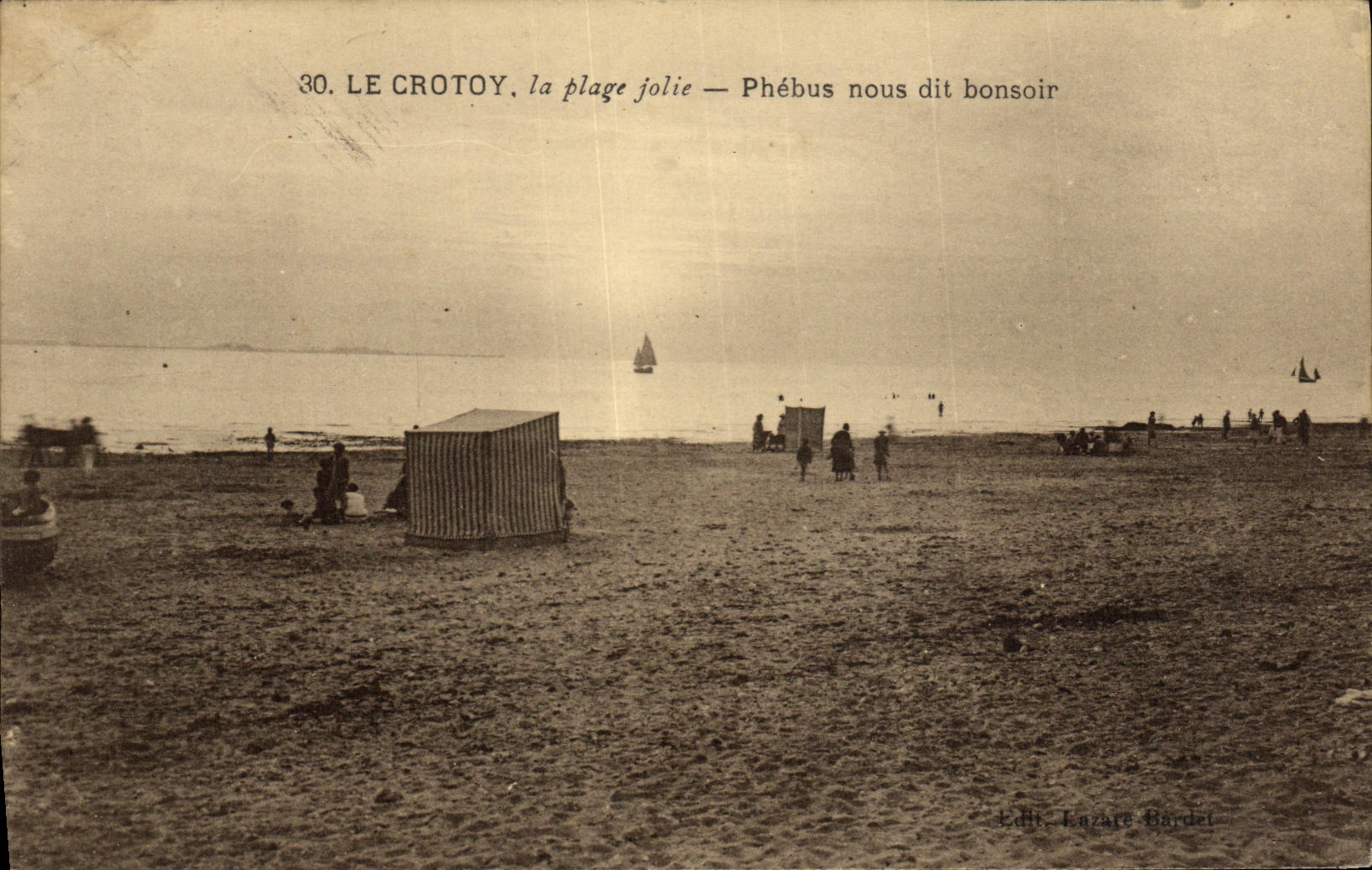 CPA Le Crotoy La Plage Jolie