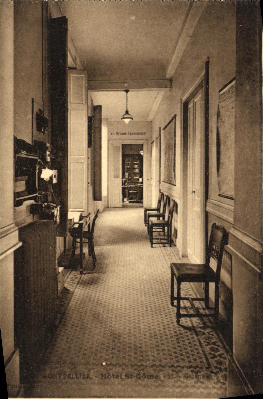 VINTAGE POSTCARD Montpellier Hotel St Like Gallery