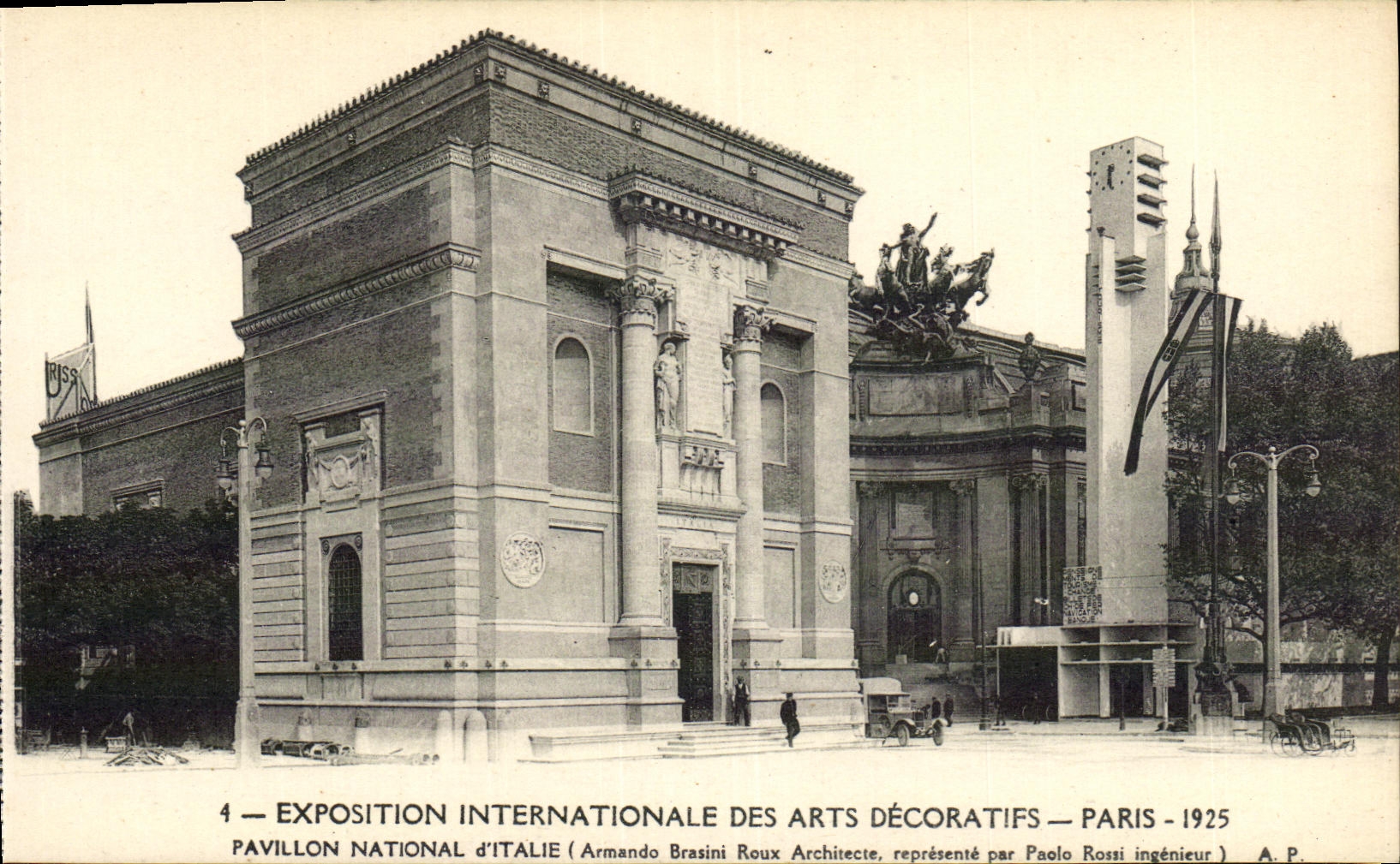 CPA Exposition Internationale des Arts Decoratifs Paris 1925 Pavillon National d Italie