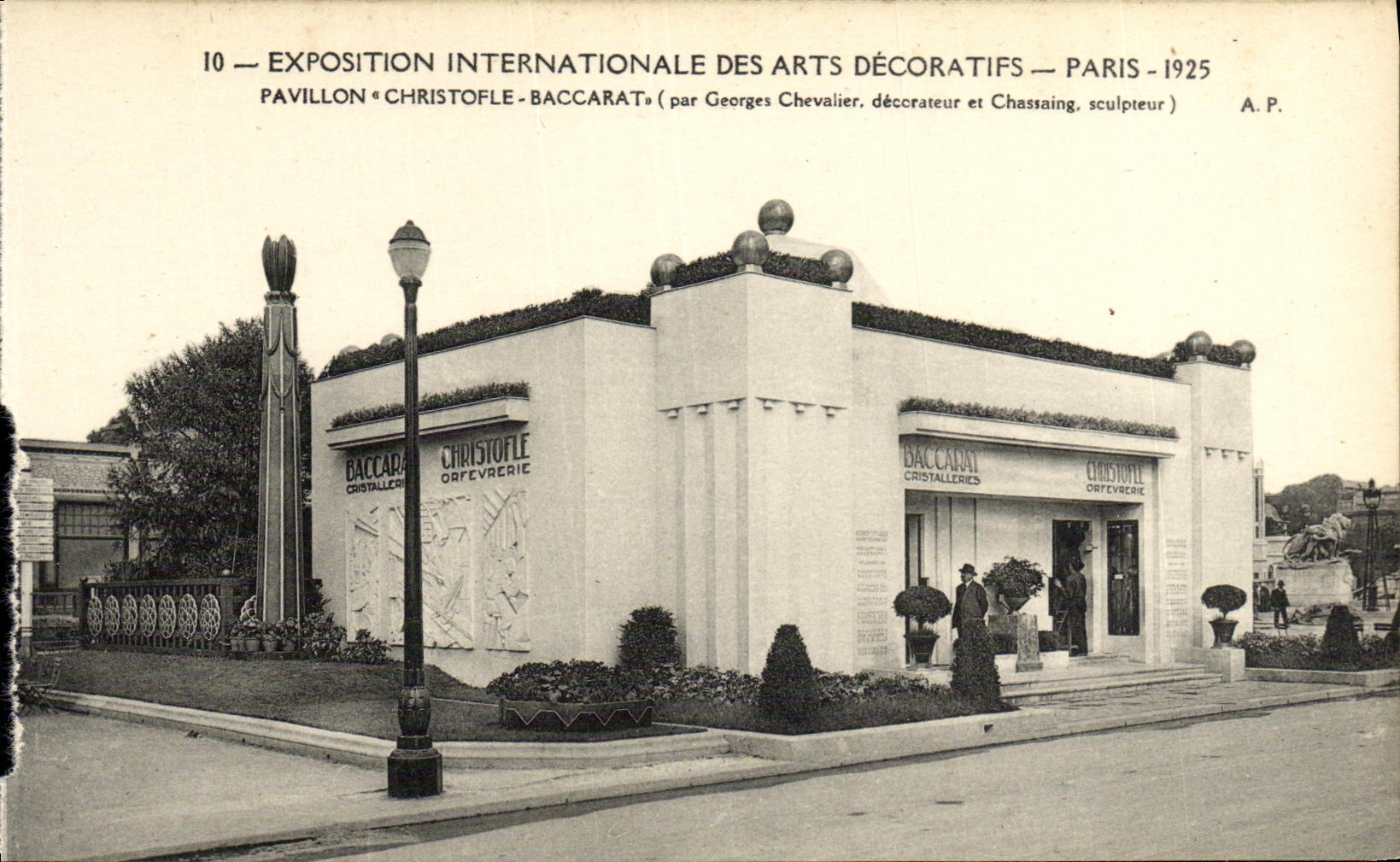 CPA Exposition Internationale des Arts Decoratifs Paris 1925 Pavillon Christofle Baccarat