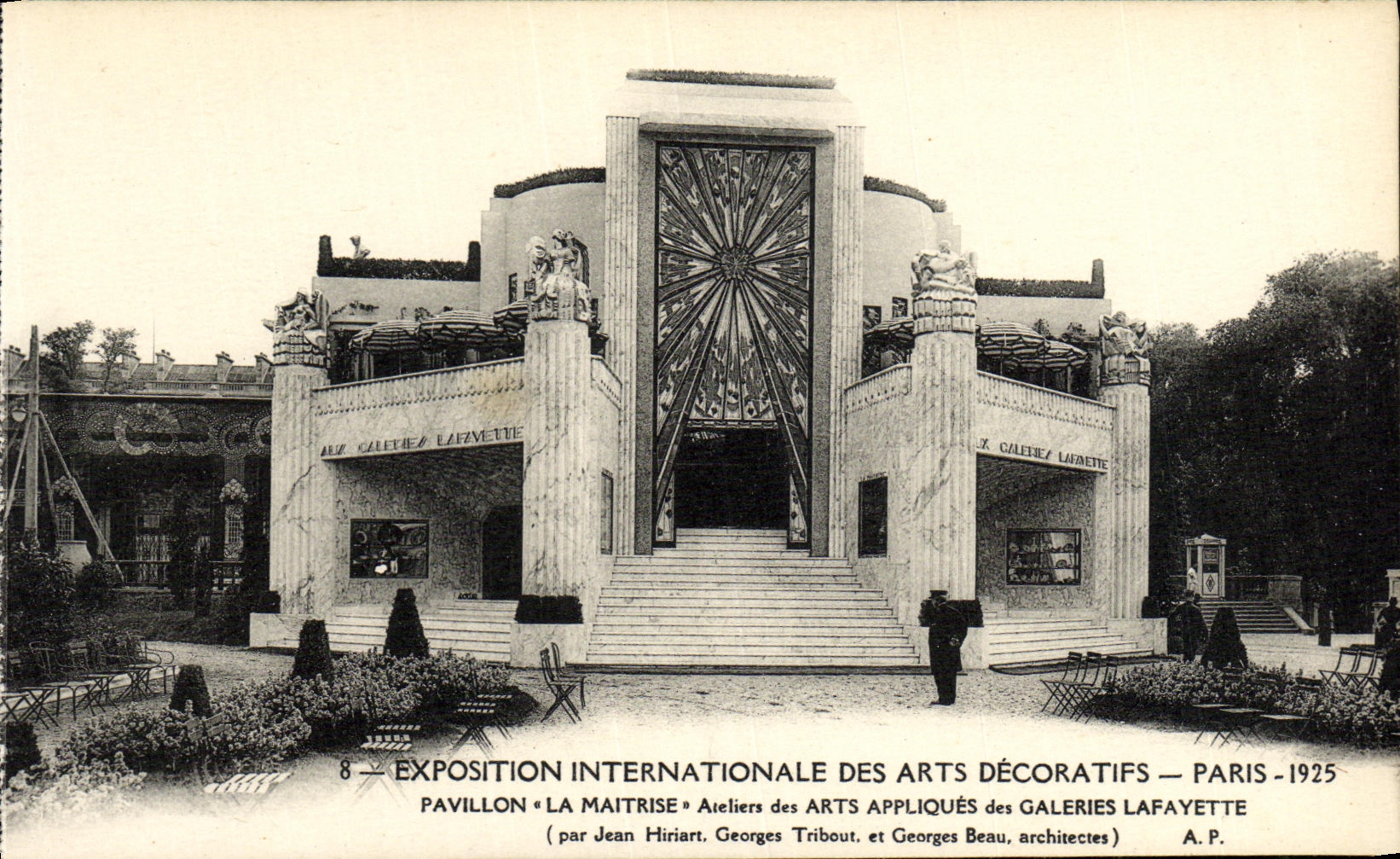 CPA Exposition Internationale des Arts Decoratifs Paris 1925 Pavillon La Maitrise