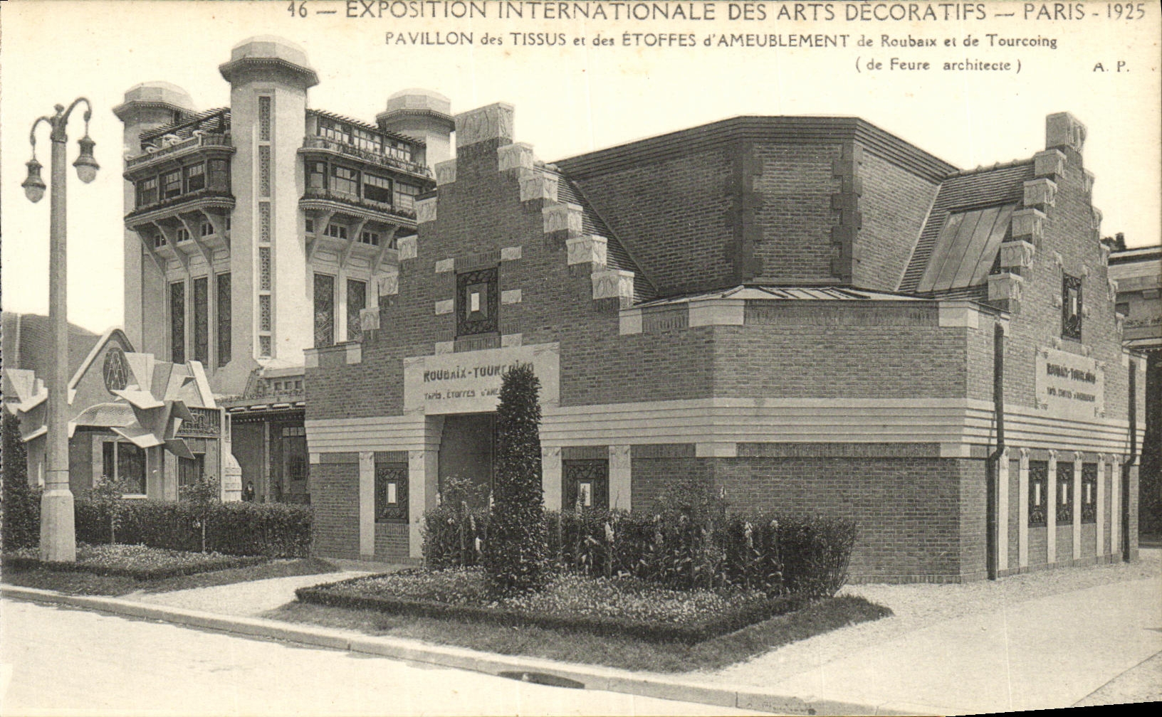 CPA Exposition Internationale des Arts Decoratifs Paris 1925 Pavillon de Tissus et des Etoffes d Ameublement