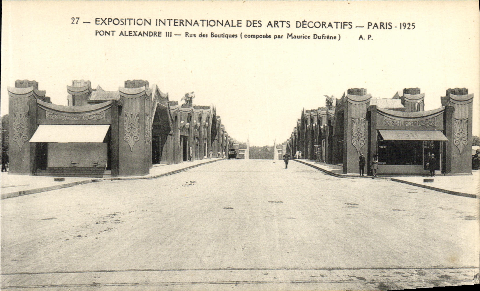 CPA Exposition Internationale des Arts Decoratifs Paris 1925 Pont Alexandre lll