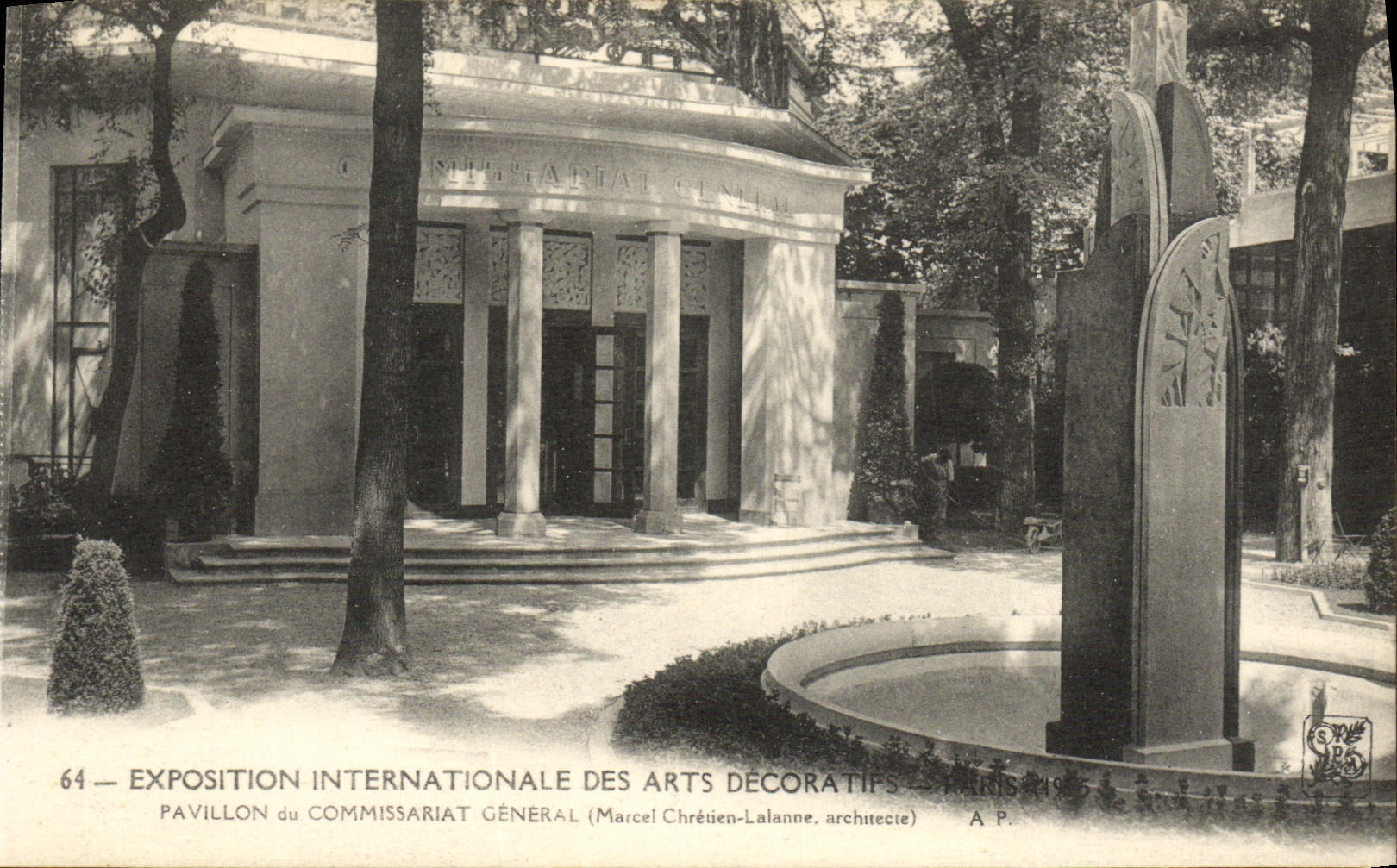 CPA Exposition Internationale des Arts Decoratifs Paris 1925 Pavillon du Commissariat General