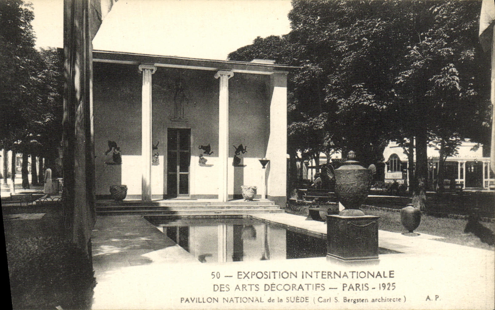 CPA Exposition Internationale des Arts Decoratifs Paris 1925 Pavillon National de la Suede