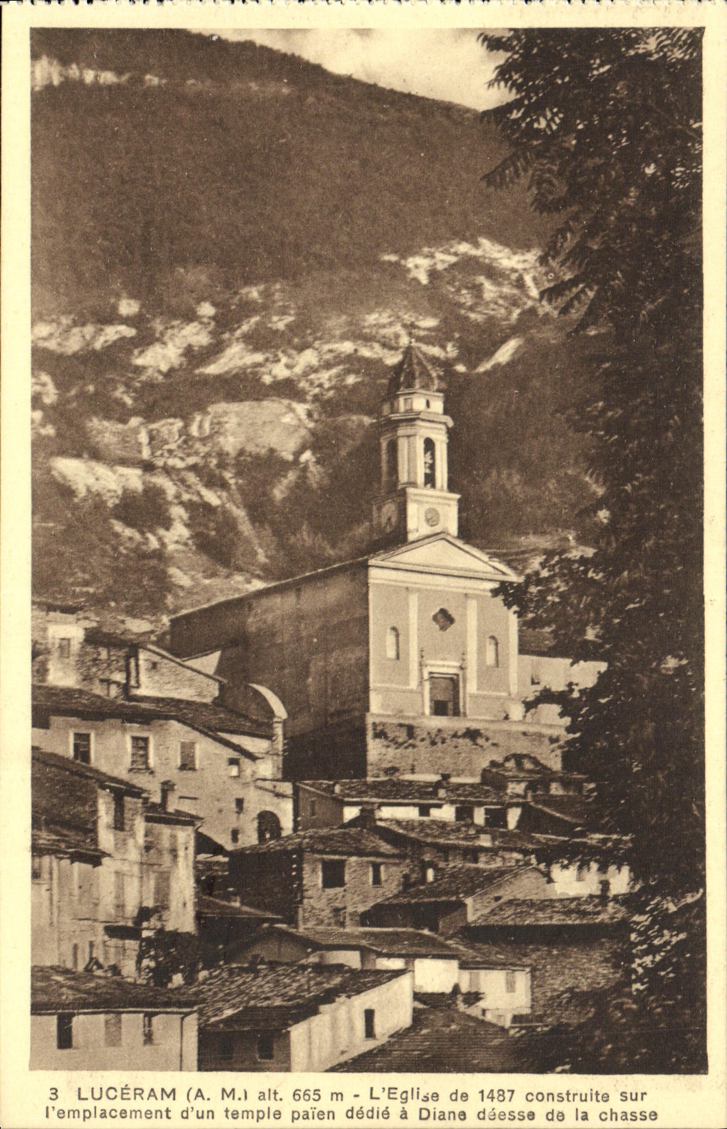 CPA Luceram L Eglise 
