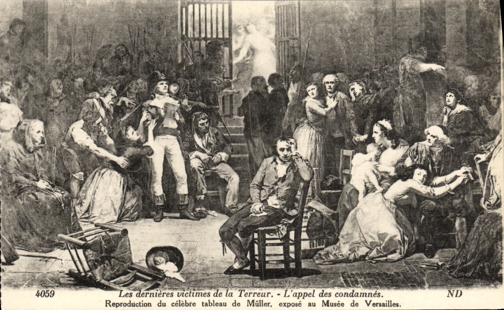 CPA Revolution Francaise Les dernieres victimes de la Terreur L appel des condamnes