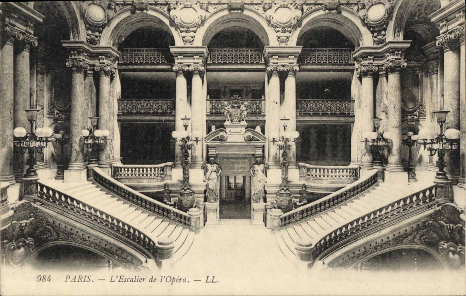 CPA Paris L Escalier de L Opera