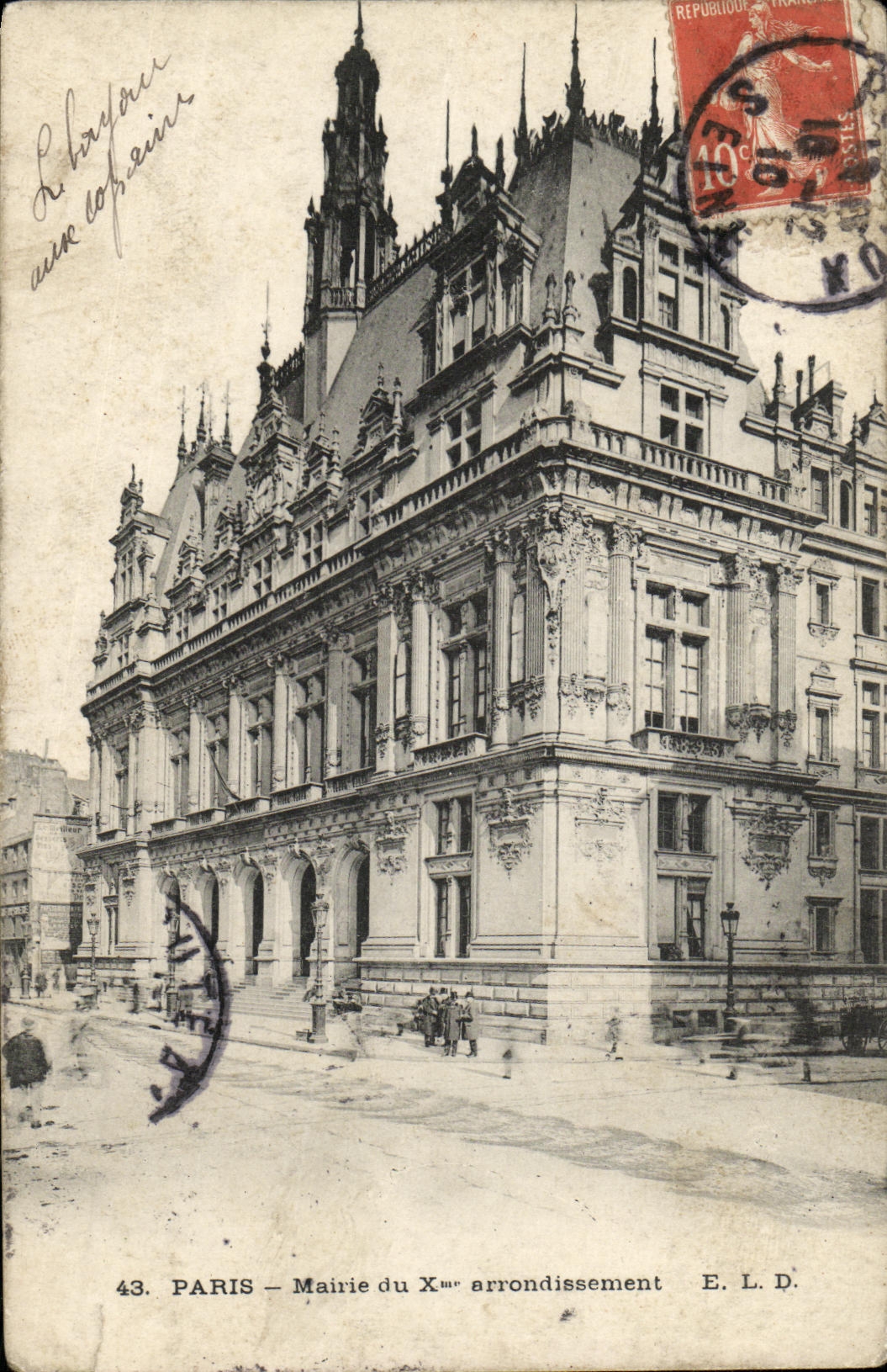 CPA Paris Mairie du 10eme