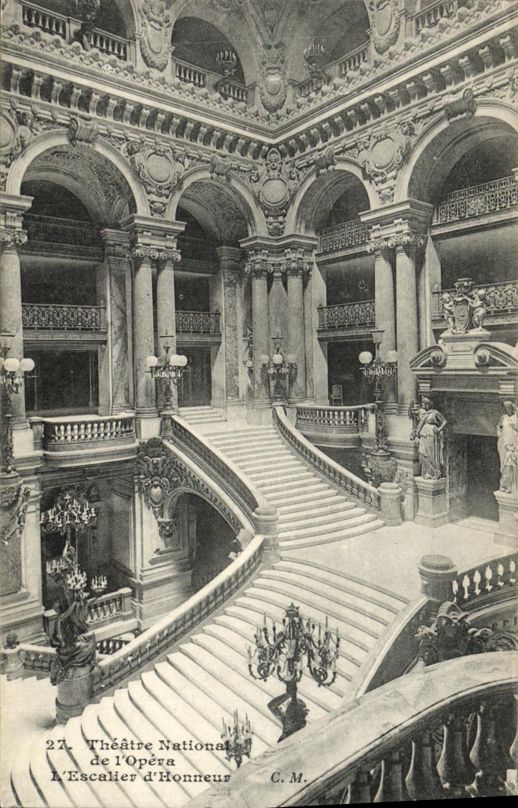 CPA Paris Theatre National de L Opera Escalier d honneur