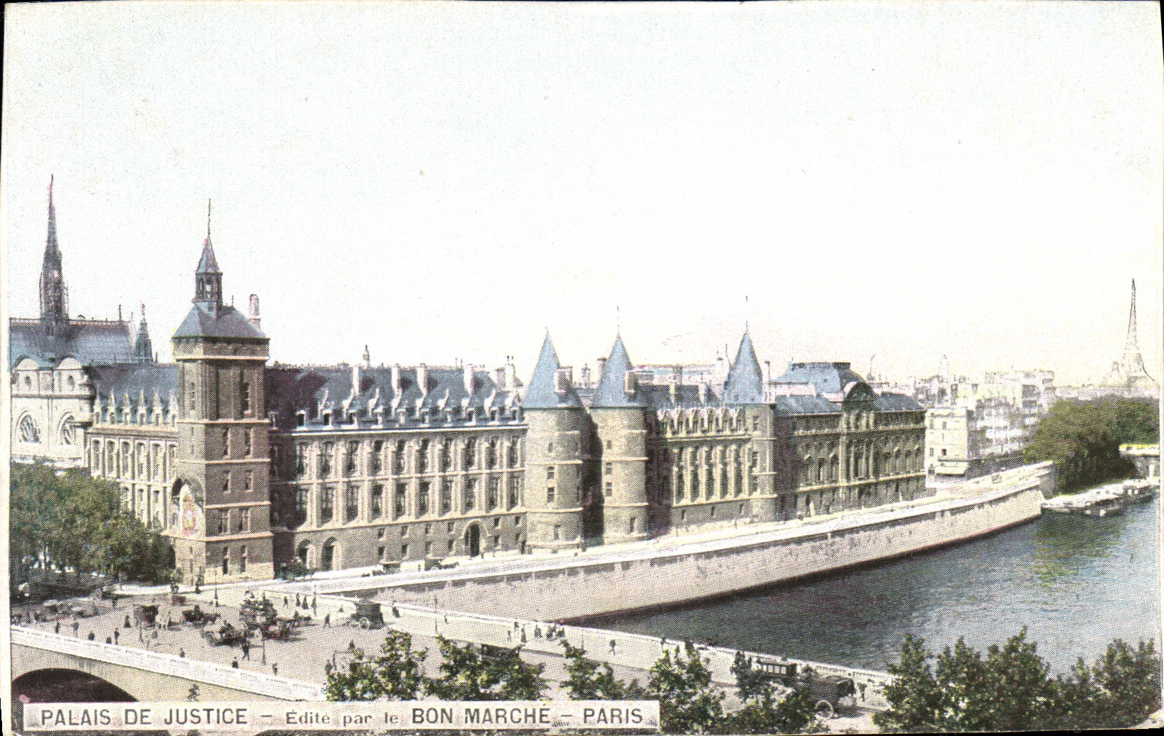 CPA Paris Bon Marche palais de justice