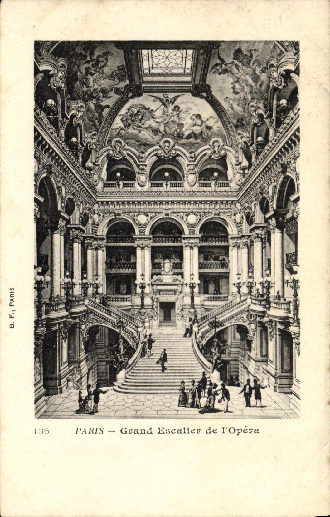 CPA Paris Grand Escalier de L Opera