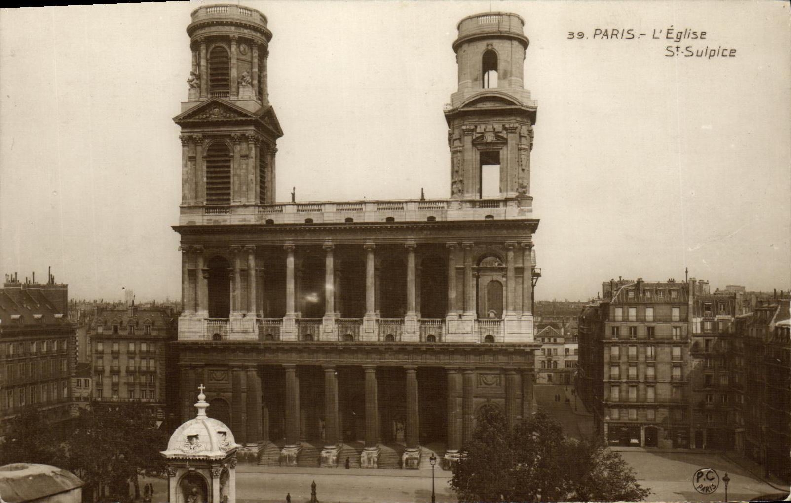 CPA Paris L Eglise St Sulpice