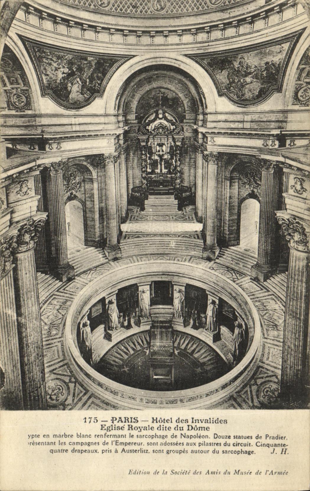 CPA Paris Hotel des Invalides Eglise Royale dite du Dome