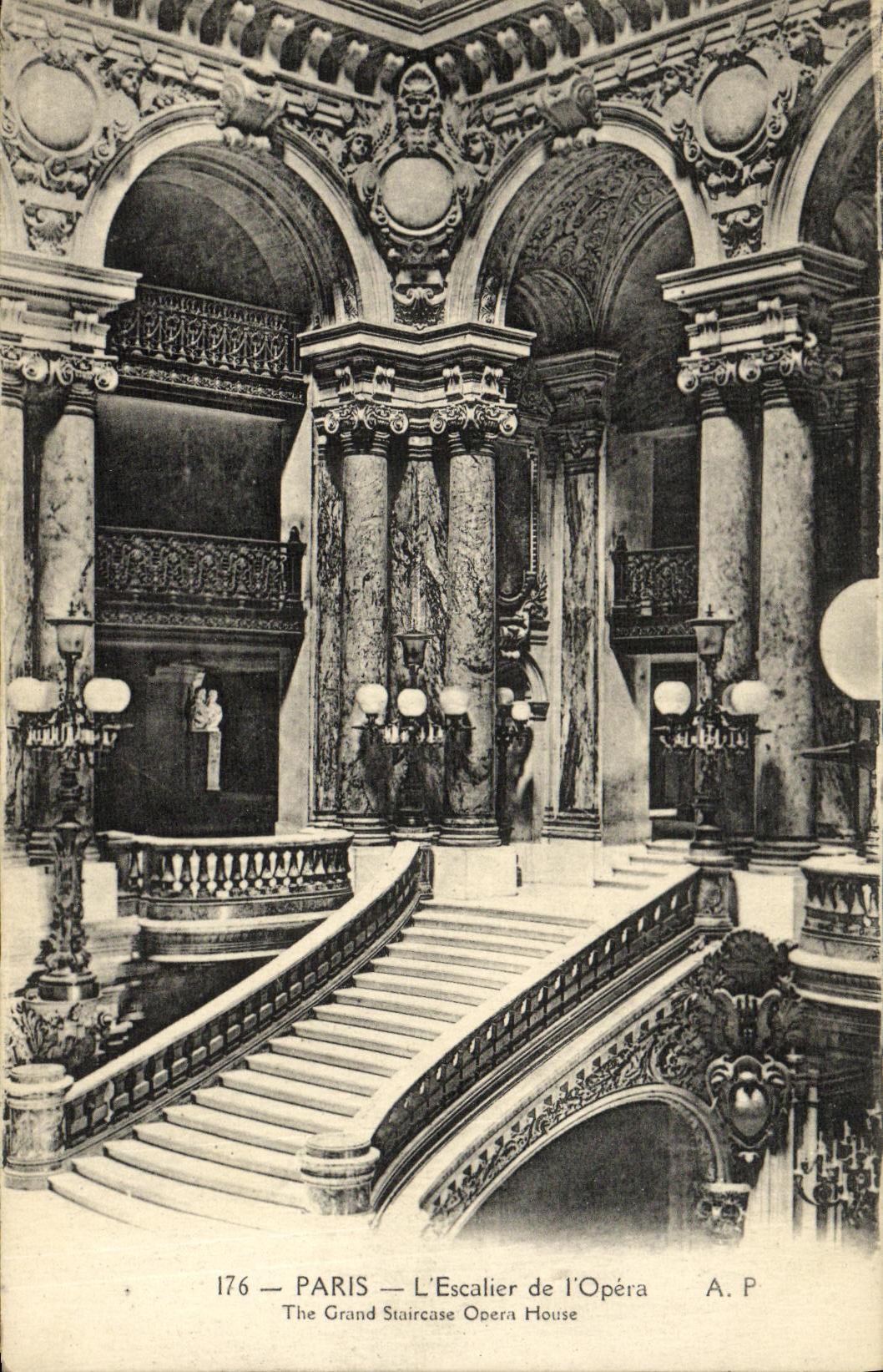 CPA Paris L Escalier de L Opera