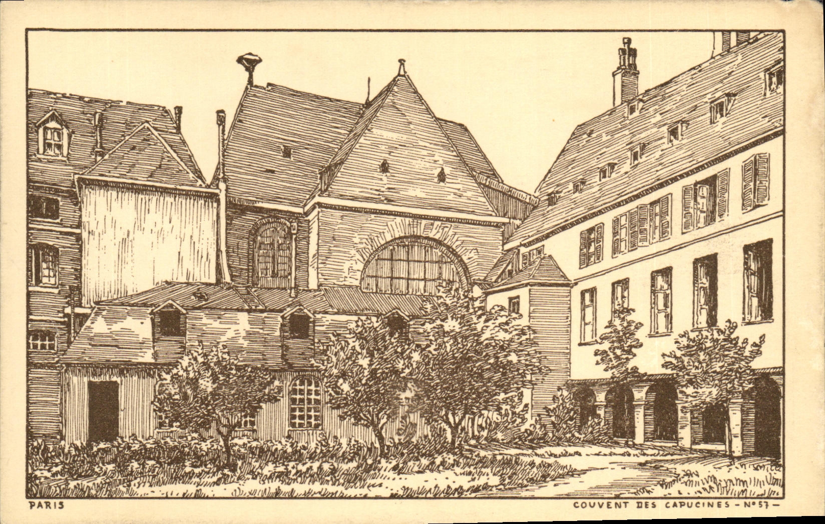 CPA Paris Couvent des Capucines