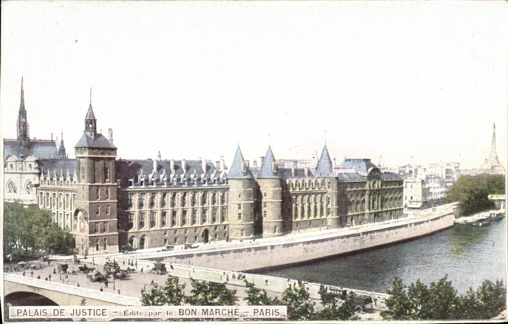 CPA Paris Bon Marche Palais de justice