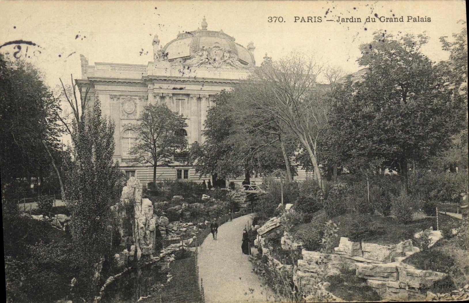 CPA Paris Jardin Du Grand Palais