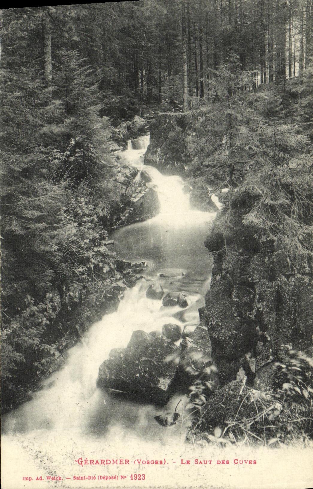 CPA Gerardmer La Saut Des Cuves