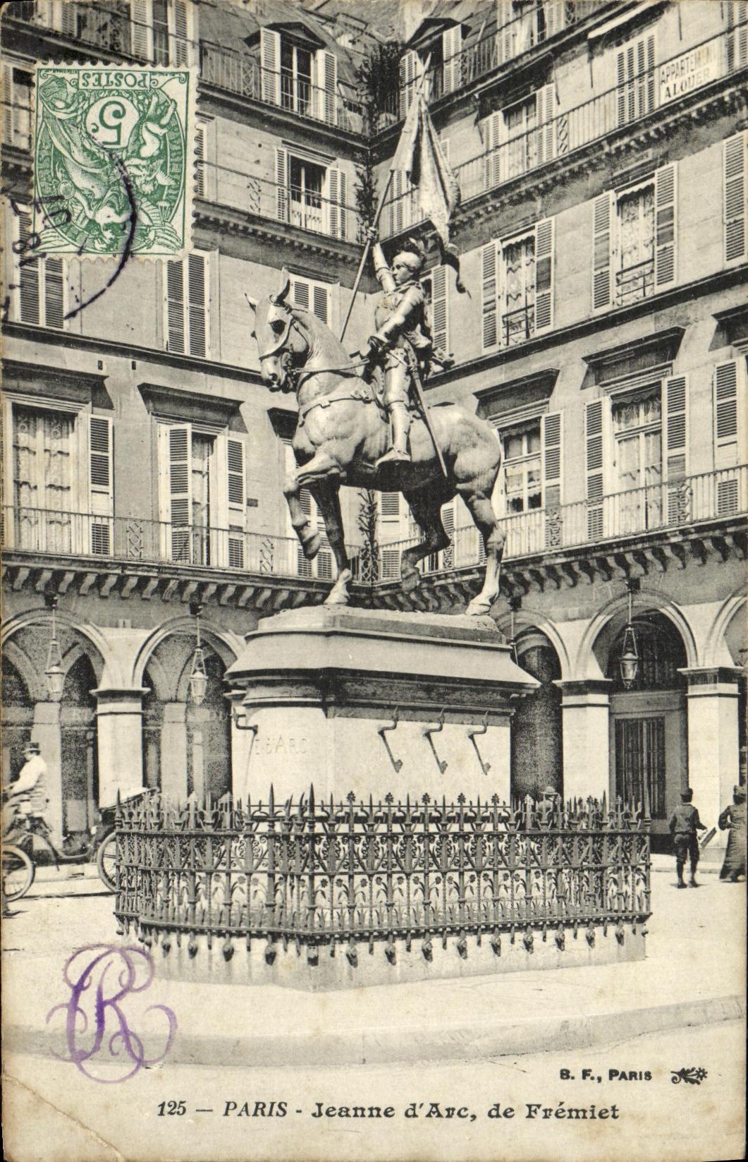 CPA Paris Jeanne d Arc de Fremiet
