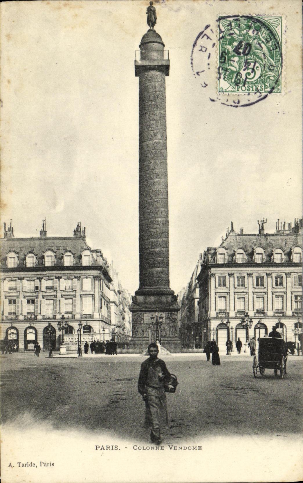 CPA Paris Colonne Vendone