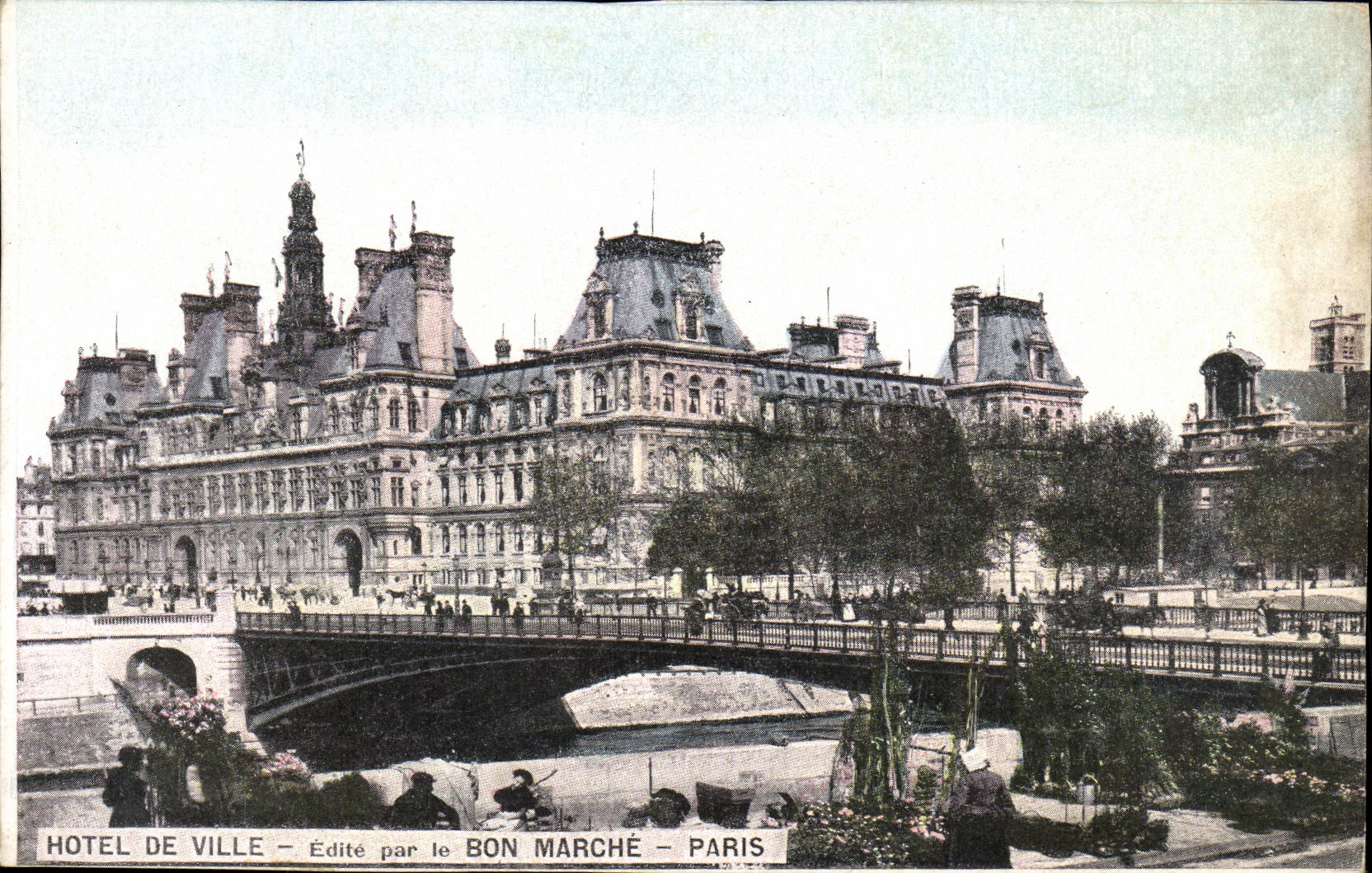 POSTAL Paris De Ville Publishes de la VENDIMIA por el buen mercado