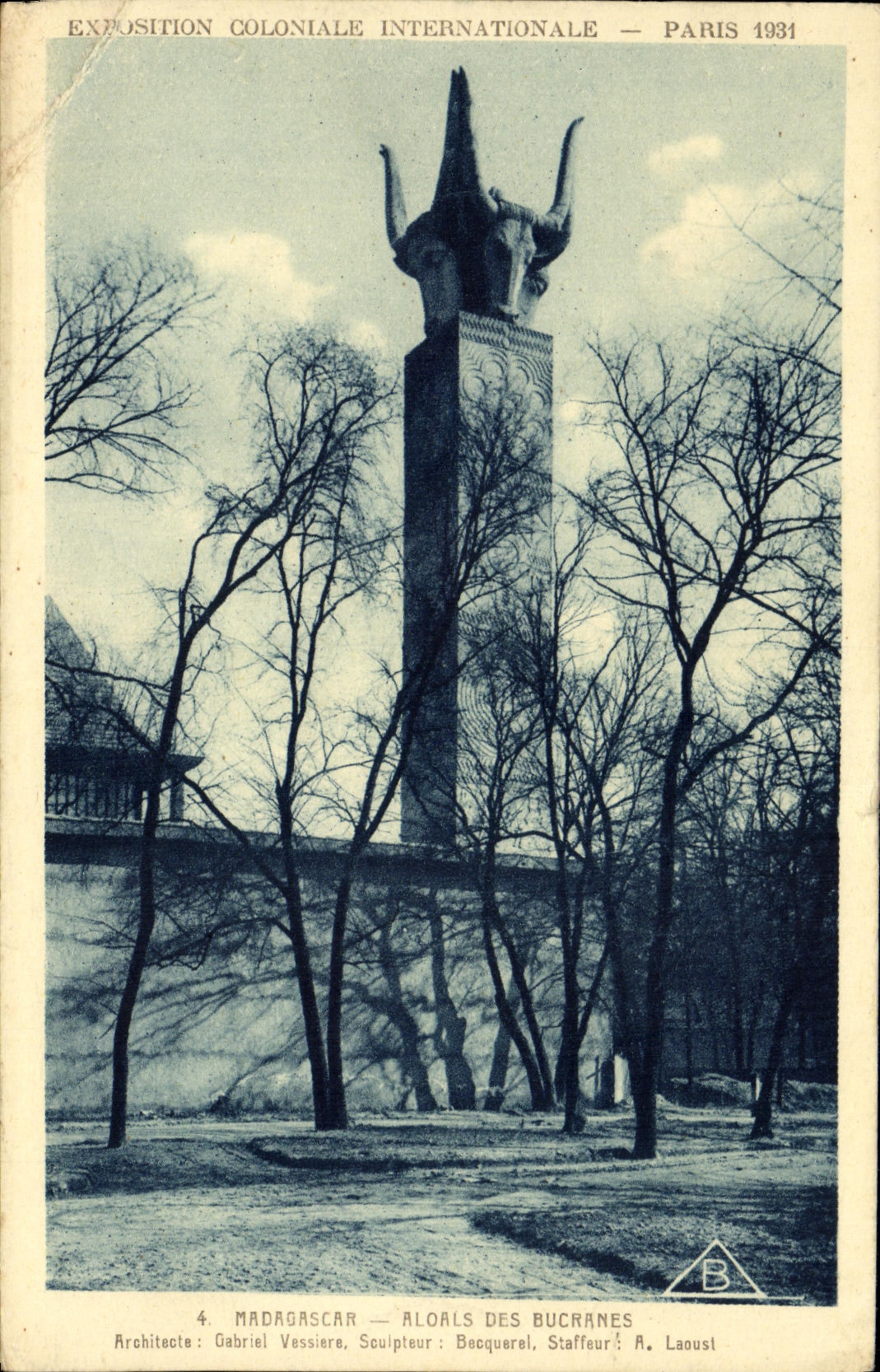CPA Paris Exposition Coloniale Internationale 1931 Madagascar Aloals des Bucranes 