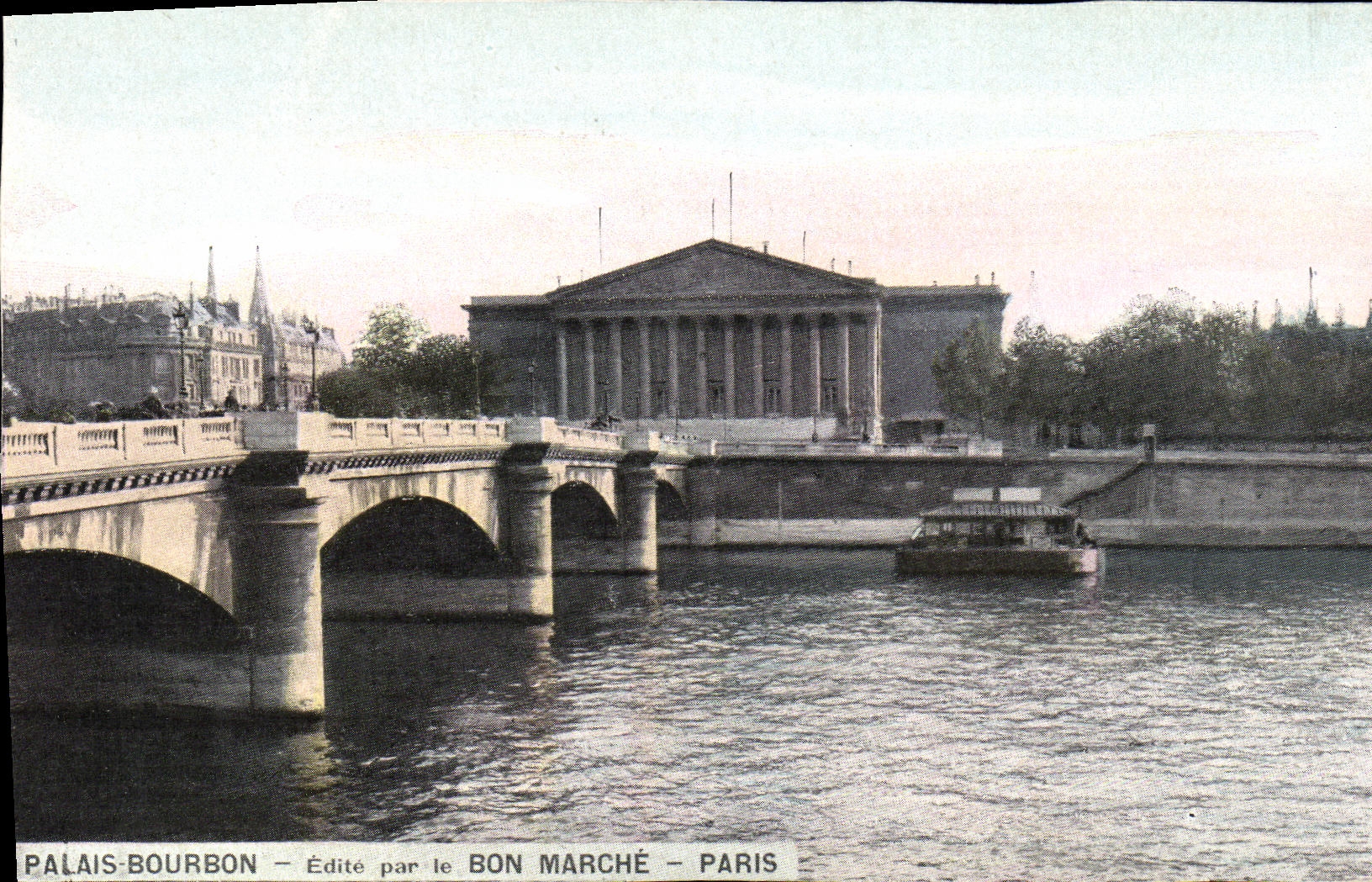 CPA Paris Palais Bourbon Bon Marche