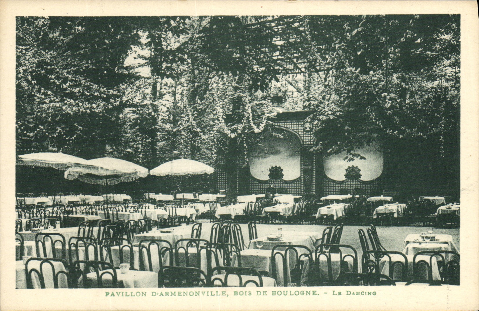 CPA Paris Pavillon D Armenonville Bois De Boulogne Le dancing