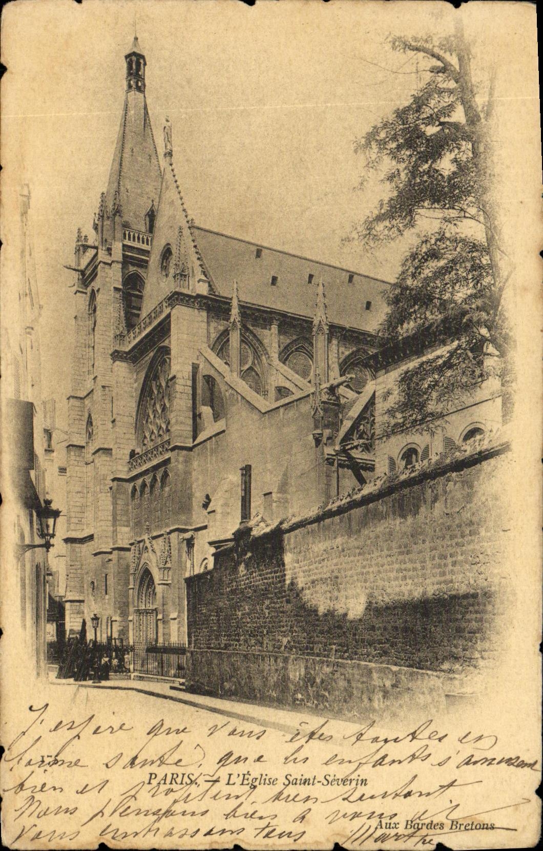 CPA Paris L Eglise Saint Severin
