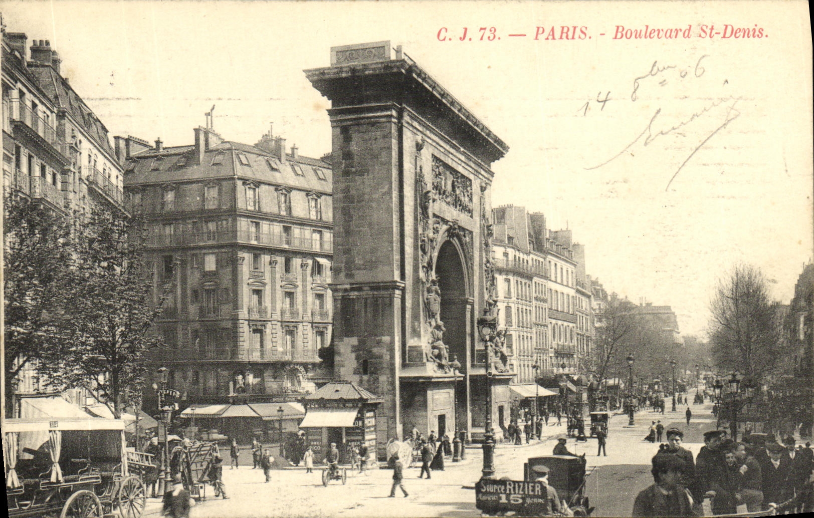 CPA Paris Boulevard St Demis