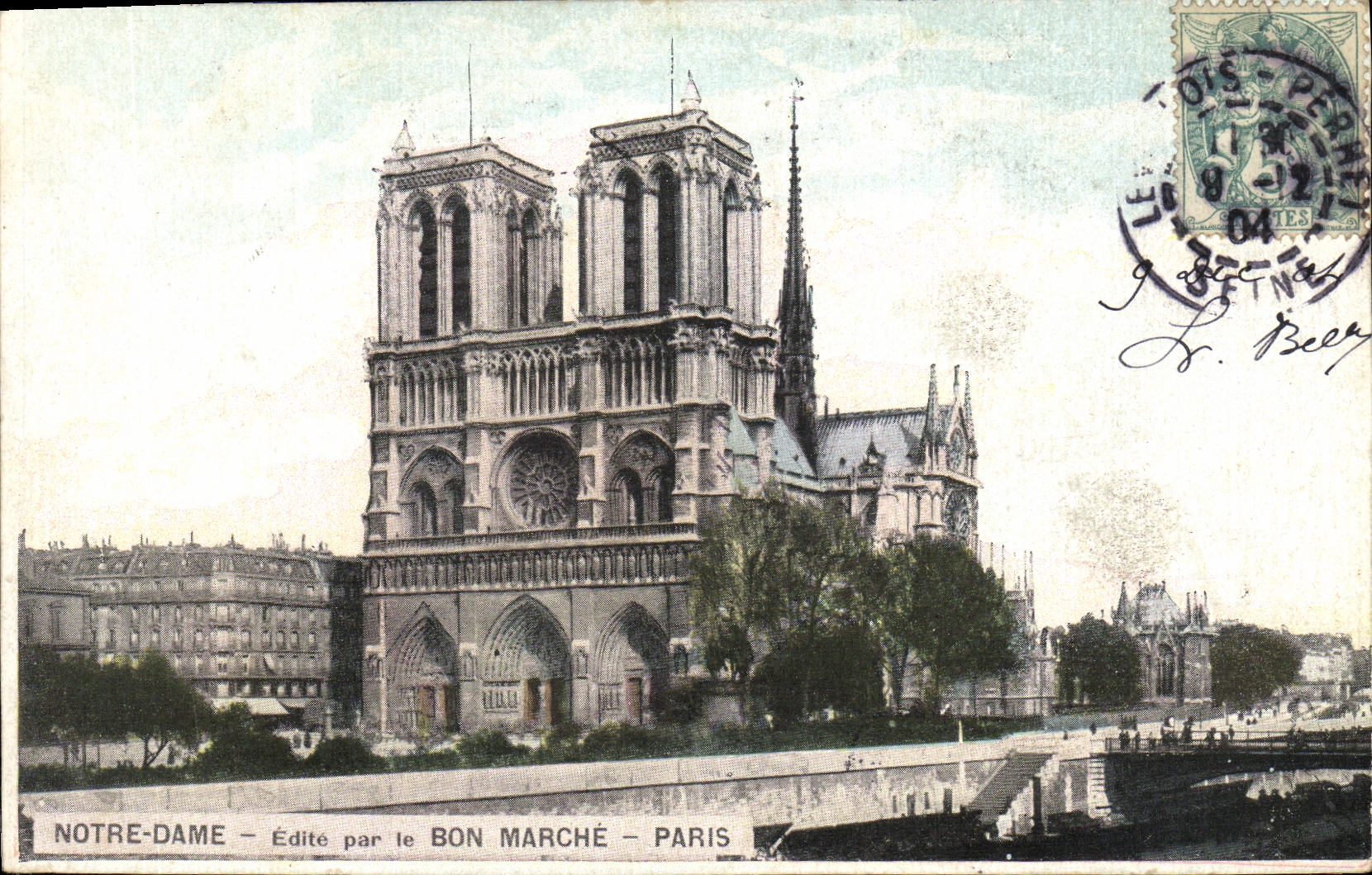 CPA Paris Notre Dame Bon Marche 