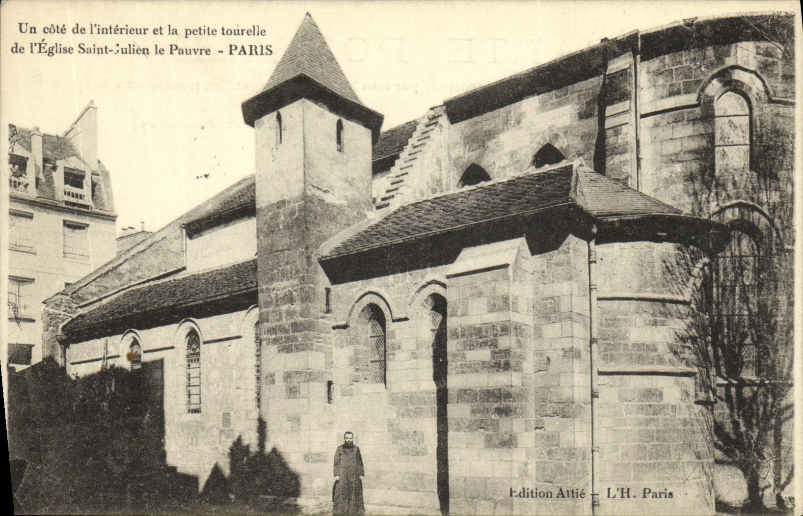 CPA Paris de L Eglise Saint Julien le Pauvre