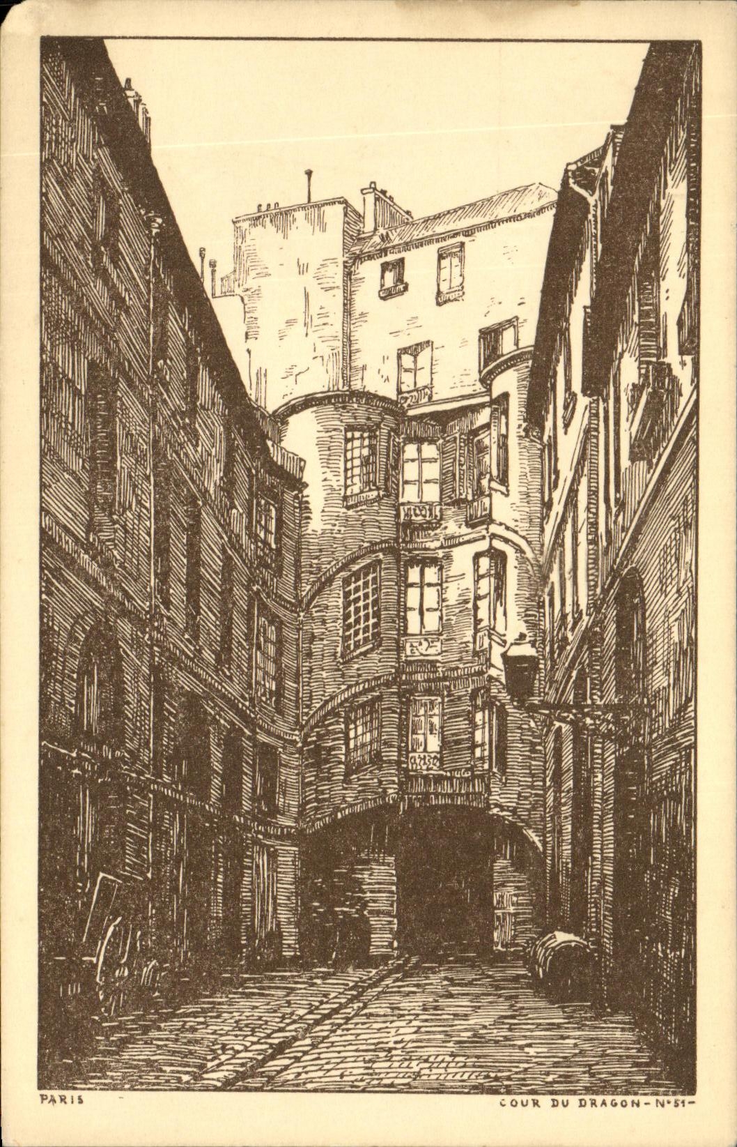 CPA Paris Cour du Dragon