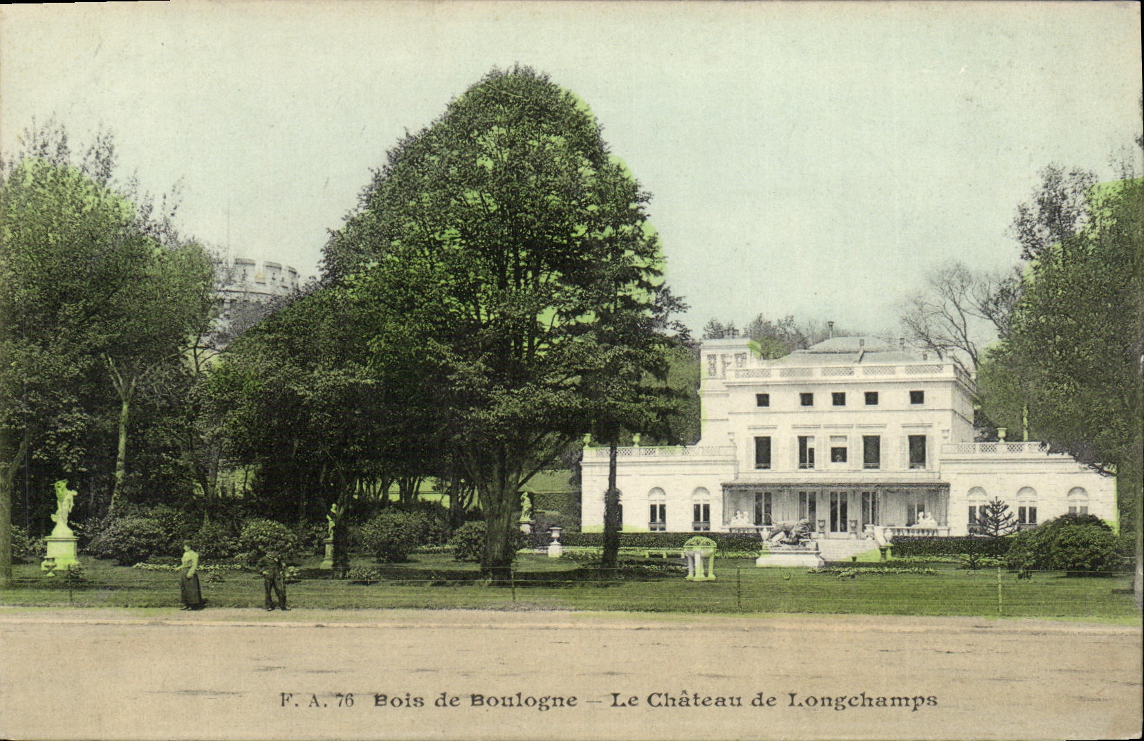 CPA Bois de Boulogue Le Chateau de Longchamps