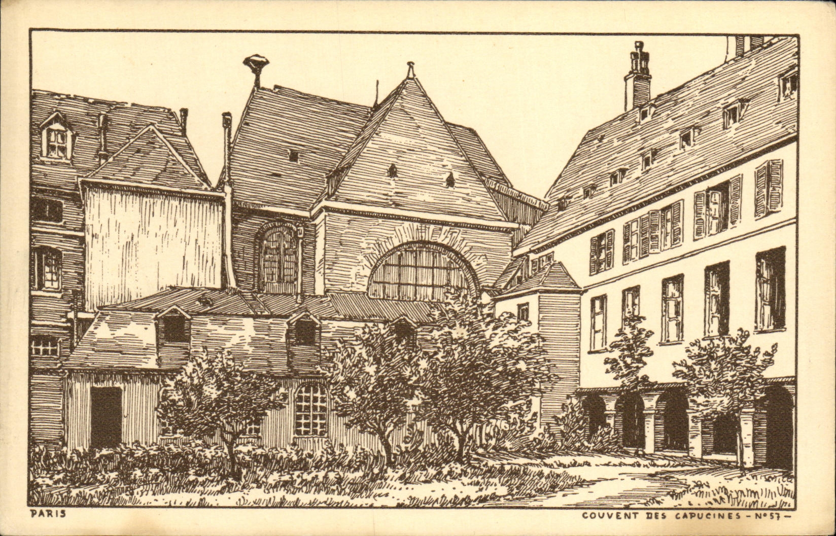 CPA Paris Couvent des Capucines