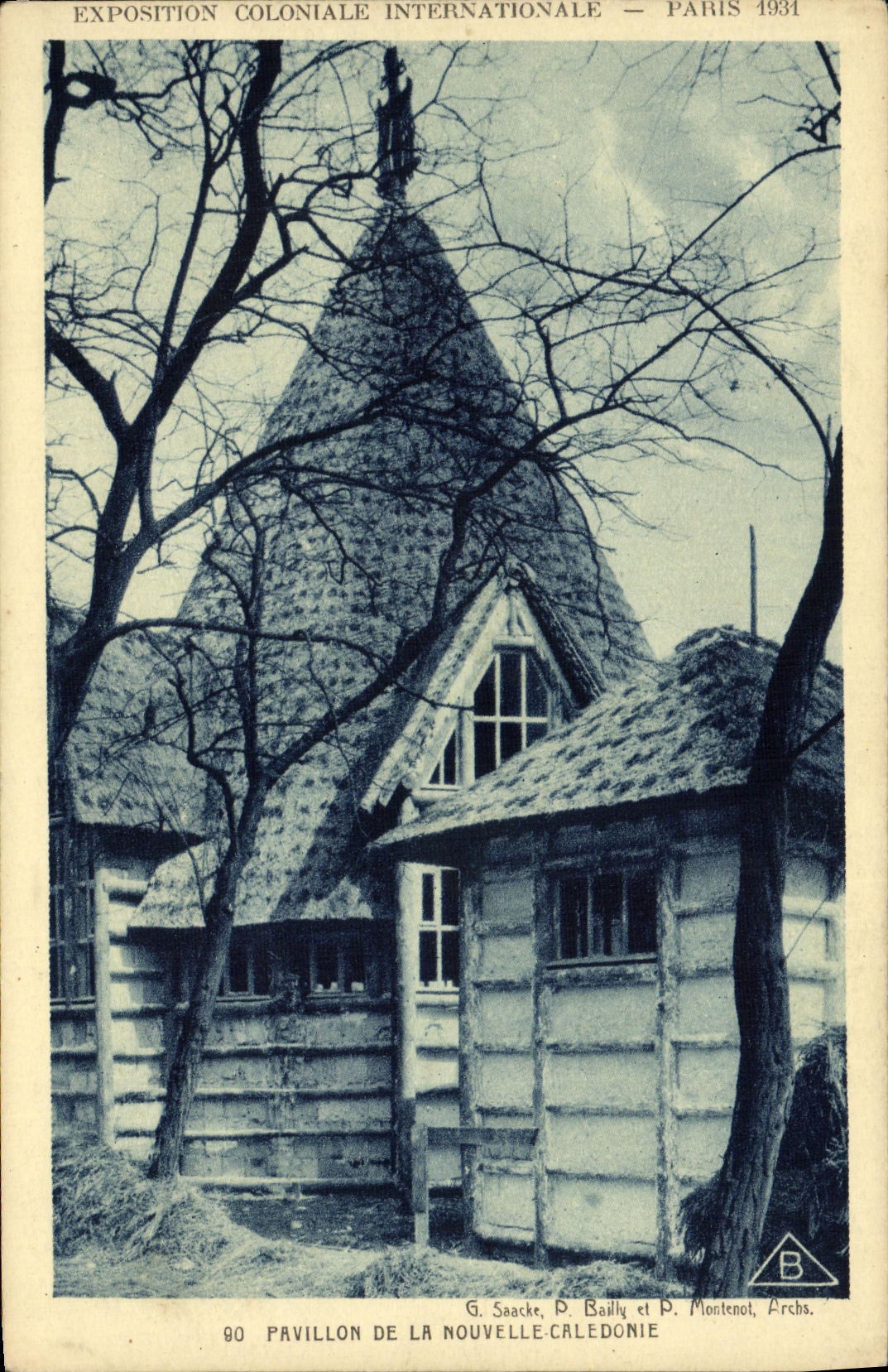 CPA Exposition Coloniale Internationale Paris Pavillon de la Nouvelle Caledonie