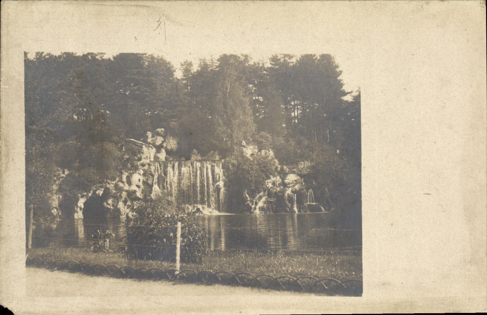 CARTE PHOTO Paris Bois de boulogne 