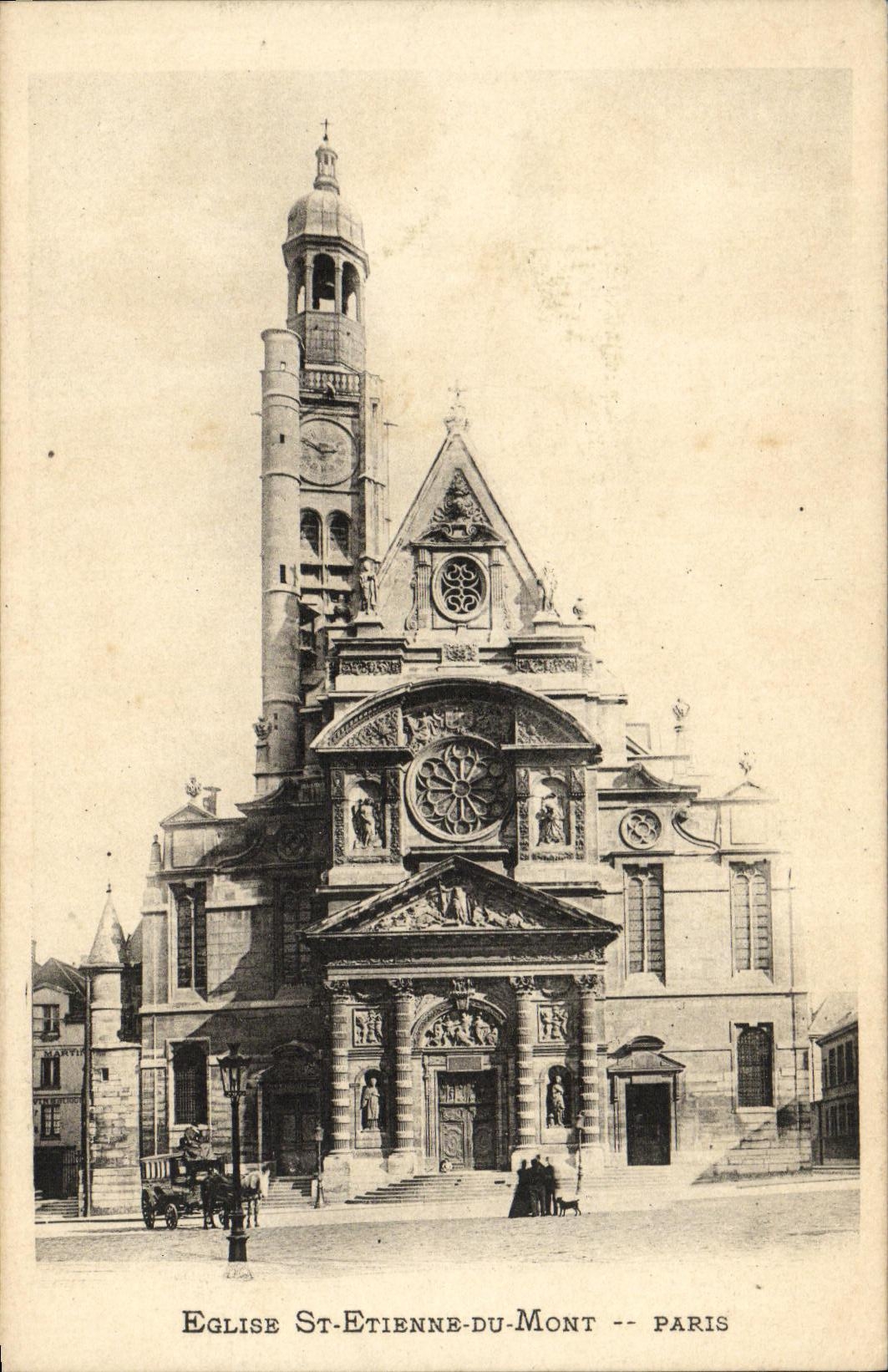 CPA Eglise St Etienne du Mont Paris