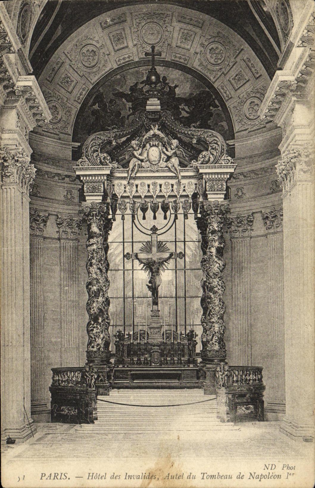 CPA Paris Hotel des Invalides Autel du Tombeau de Napoleon l