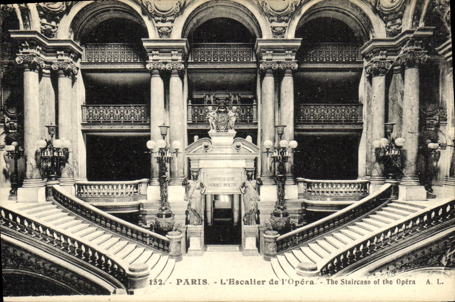 CPA Paris L Escalier de l Opera 