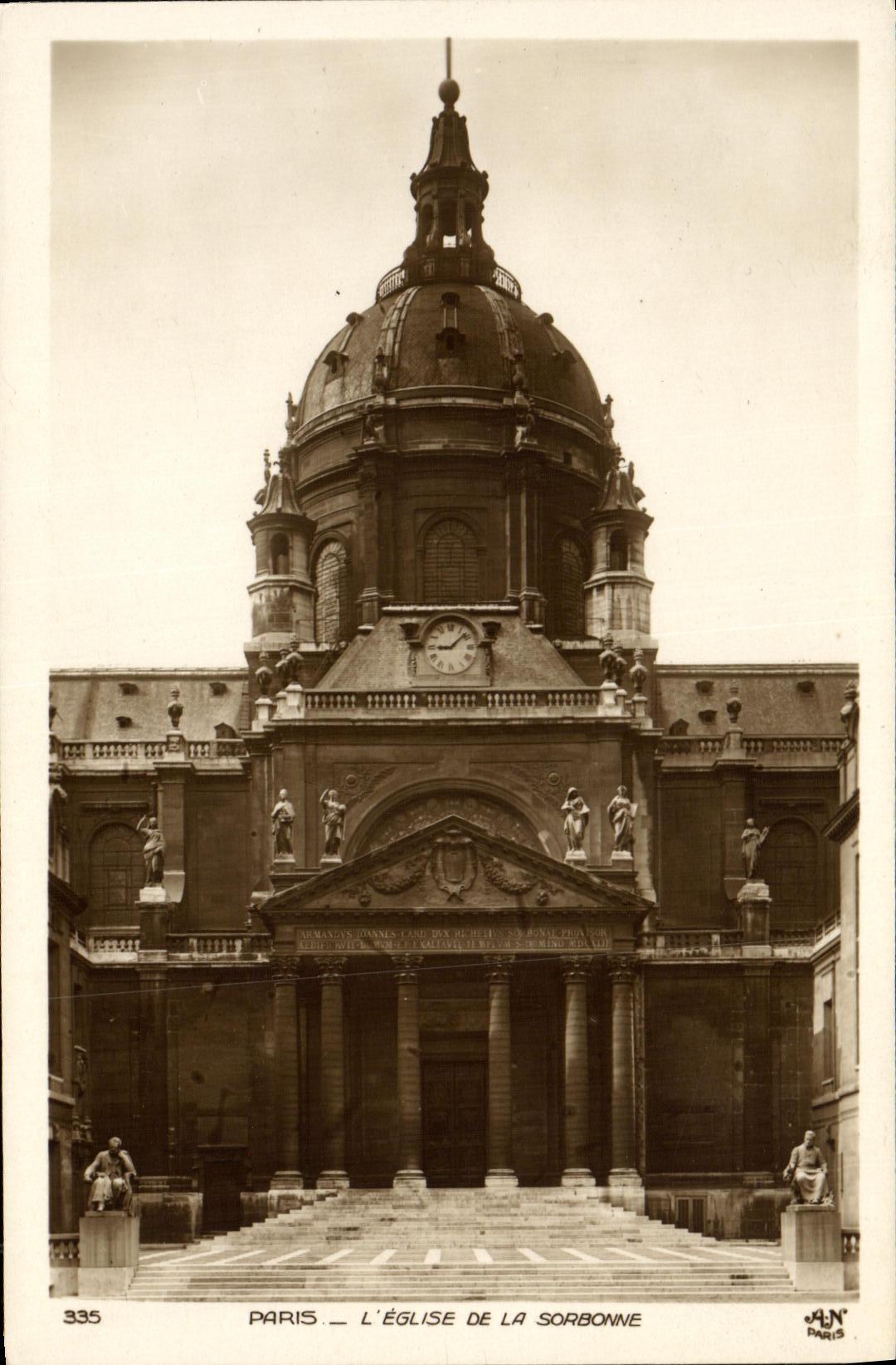 CPA Paris L Eglise de la Sorbonne