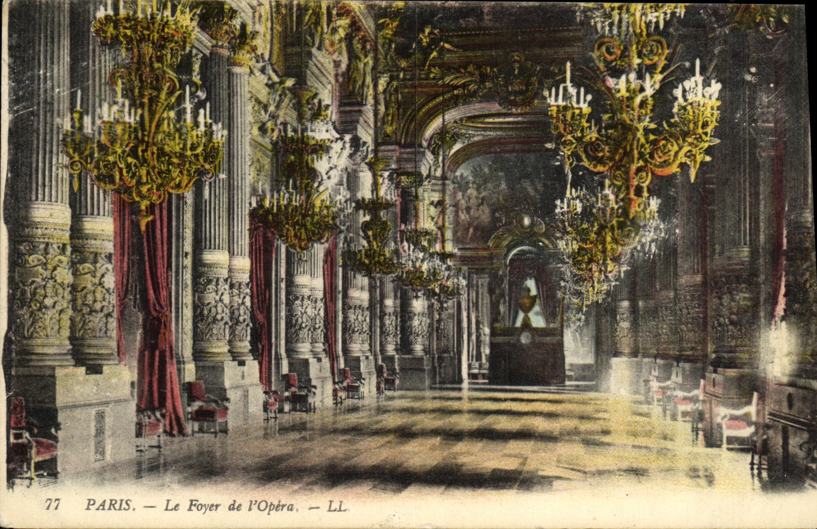 CPA Paris Le Foyer de l Opera