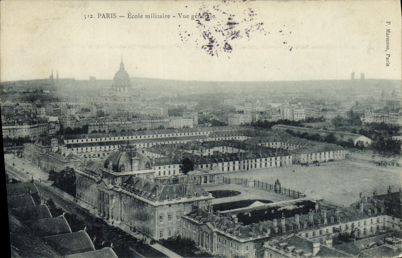 CPA Paris ecole Militaire Vue Generale
