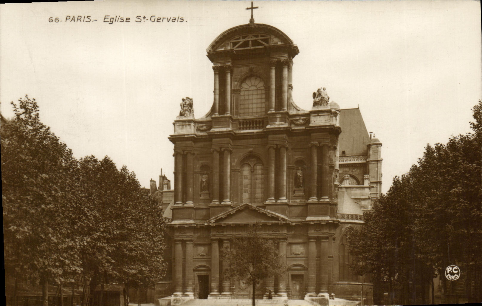 CPA Paris Eglise St Gervais