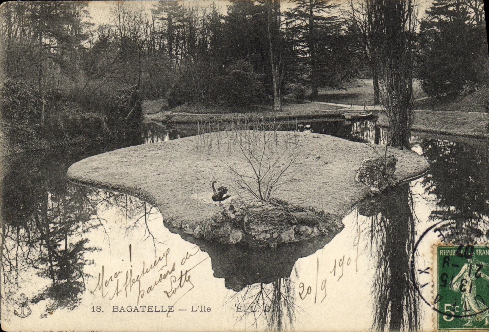 CPA Paris Bagatelle L lle